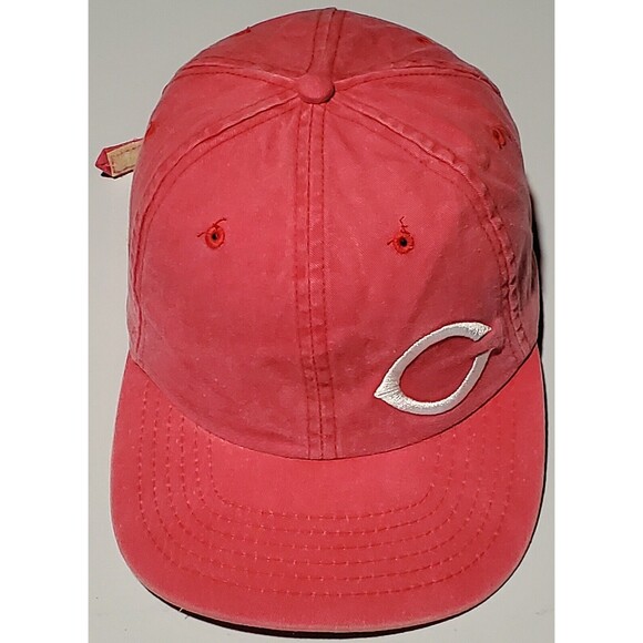 VTG Cincinnati Reds New Era Pro Model KMG MLB Merchandise Distressed Offset Logo - Picture 1 of 12
